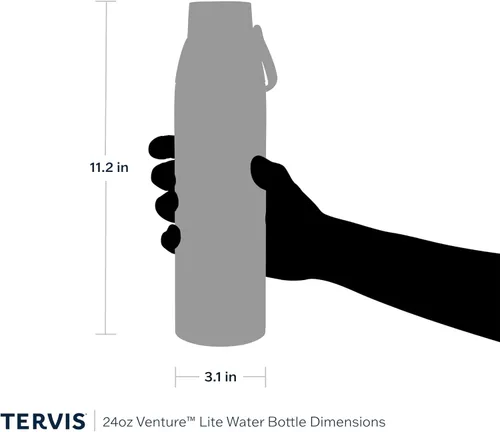 Vista 5 de Tervis Venture Lite Medical - Vaso aislado de doble pared fabricado en Estados Unidos con aislamiento de doble pared mantiene las bebidas frías