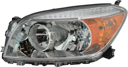 Vista 7 de Juego de montaje de faros delanteros para el lado del conductor y del pasajero, compatible con Toyota RAV4 TO2518106 TO2519106 2006-2008 TO2519106