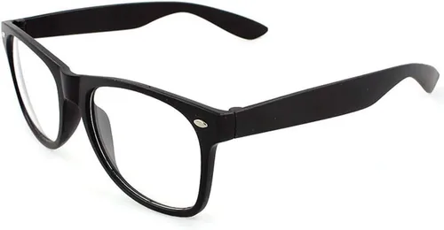 Vista 5 de Art+Social Gafas nerd con lentes transparentes (paquete de 10 o 20) Monturas negras o multicolores, a partir de 12 años, sin receta, unisex
