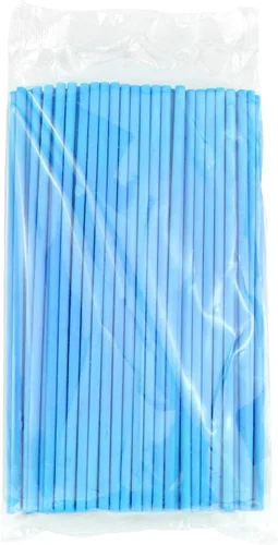 Vista 4 de 100 palitos de papel para paletas de papel, 6 pulgadas por 5/32 pulgadas (azul)