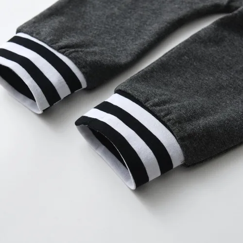 Vista 7 de KuKitty Conjunto de 3 piezas de ropa para bebé recién nacido, mameluco de manga larga + pantalones + sombrero