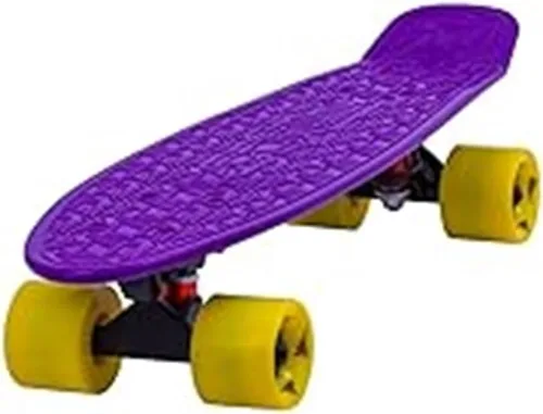 Vista 9 de Flybar - Patineta de 22 pulgadas para niños – Patinetas Mini Cruiser para niños de 6 a 12 años, juguetes para exteriores, ligera, duradera, cubierta