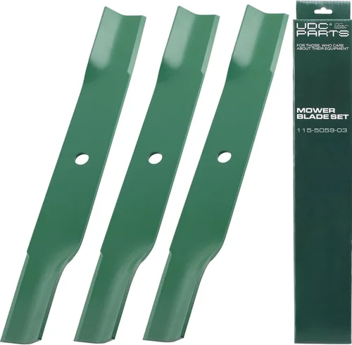 Vista 13 de UDC Parts 103-6401 Hojas de cortadora para Exmark de 48 pulgadas 103-6401-S 103-6381-S 103-6381 103-6391-S 103-6391 103-6396 103-6396-S Lazer Z Turf
