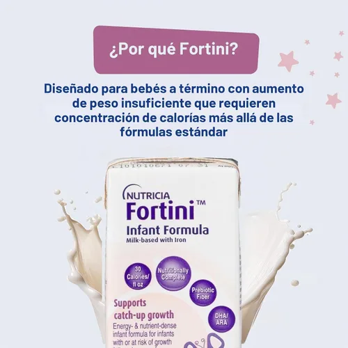 Vista 5 de Fortini Fórmula infantil alta en calorías para el crecimiento