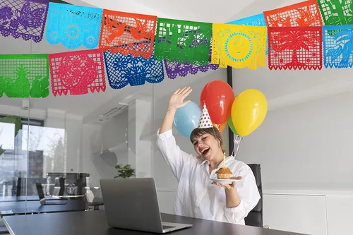 Vista 6 de 4 pancartas grandes de plástico para fiestas mexicanas, pancarta de plástico para fiesta, fiesta mexicana, carteles colgantes de Cino de Mayo