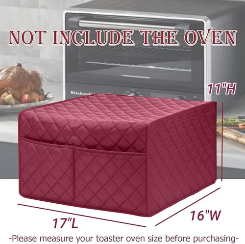 Vista 3 de Cubierta para horno tostador de convección – Protector inteligente para horno de microondas, impermeable, resistente al polvo y a las manchas