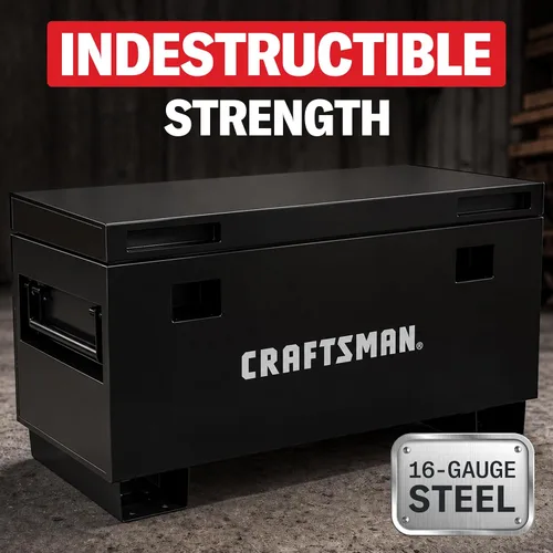 Vista 6 de Craftsman - Caja de trabajo de 45 pulgadas, resistente a la intemperie Negro