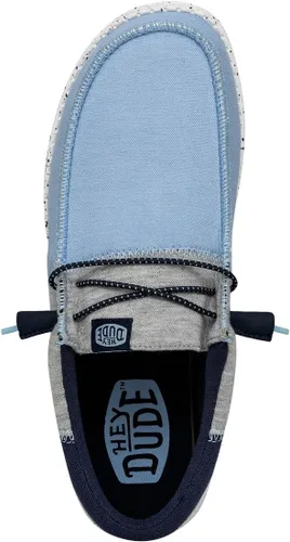 Vista 2 de Hey Dude Wally Tri Mocasines elastizados para hombre, cómodos y ligeros, sin cordones
