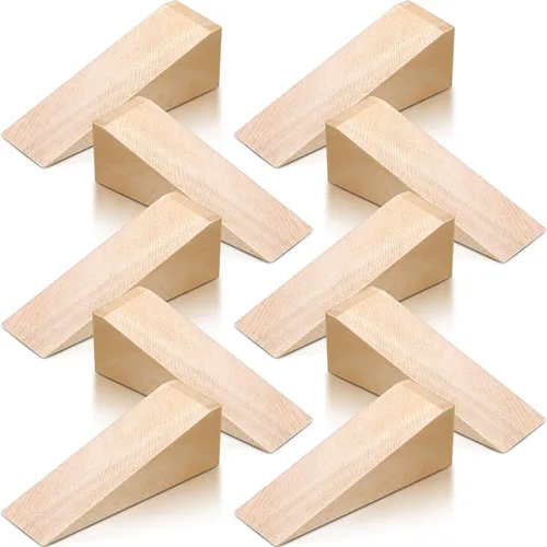 Vista 9 de Treela - Cuñas de madera para botes de silla, 10 unidades, 3.94 x 1.18 x