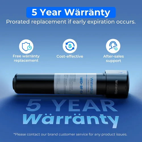 Vista 3 de Waterdrop UA-5Y 𝟓 𝐀ños Sistema de Filtro de Agua para Debajo del Fregadero, Ultra Larga Vida, Reduce Plomo, Cloro, Mal Sabor y Olor, Filtro de Agua