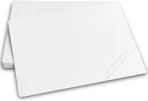 Vista 7 de Espacios en blanco de sublimación de aleación de aluminio 100X150X0.2.559 in 10PCS Metal Photo Signs Placas de esquinas redondas (blanco perla)