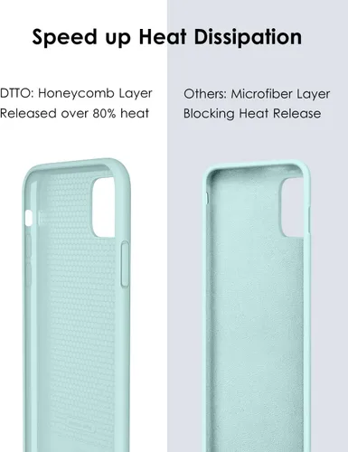Vista 5 de DTTO Funda para iPhone 11 Pro Max, [Serie Romance] cubierta completamente, de silicona, a prueba de golpes