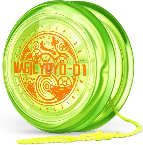 Vista 14 de Yoyo de Bucle con Respuesta para Niños Principiantes, Yo-yo Inicial 2A Loop Fácil de Jugar Trucos Básicos de Cuerda (D1 Azul) Professional