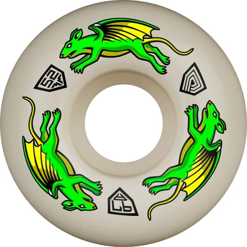 Vista 40 de Ruedas de patineta Powell Peralta Dragon Formula 88A, A2, 54mm x 39mm
