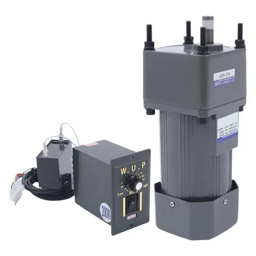 Vista 17 de 15W 10K AC110V 125 RPM Motor reductor de engranajes variable ajustable con controlador de velocidad para la industria