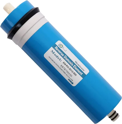 Vista 14 de Kit de carcasa de membrana de ósmosis inversa Huining 50GPD-1812/2012 con conector rápido de 1/4, válvula de retención, tubería de agua, llave