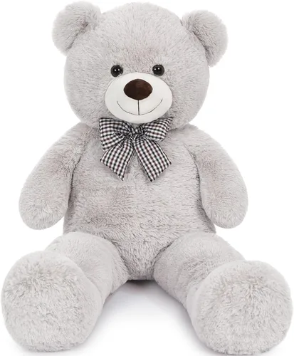 Vista 18 de MaoGoLan Oso de Peluche Teddy Gigante, Animal de Peluche Grande de Tamaño Real, 5 Pies, Suave y Esponjoso Gran Regalo de Oso Teddy para Baby Shower