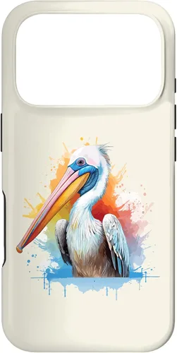 Vista 29 de iPhone 12/12 Pro Pelican Retrato de acuarela - Estuche para amantes de la naturaleza
