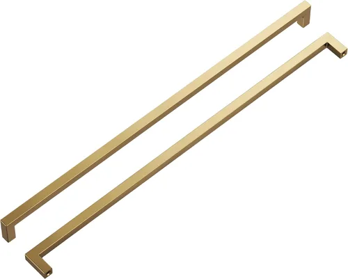 Vista 14 de Hickory Hardware - HH075326-BGB - Manija de la colección Skylight, 3 pulgadas de centro a centro, latón dorado cepillado.