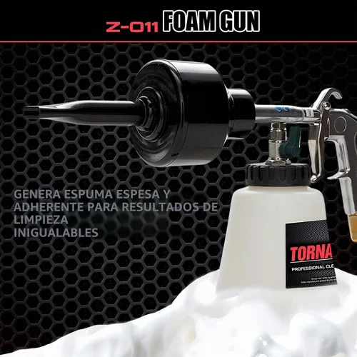 Vista 2 de Tornador z-011 Pistola para espuma, Negro