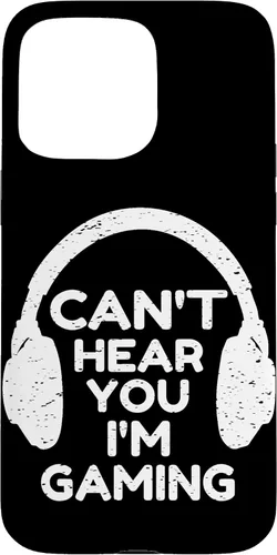 Vista 31 de Gaming Phone Case Gamer Gift Funny Cant Hear You I'm Gaming Case for iPhone 17