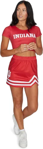 Vista 130 de Lojobands Camiseta corta ajustada para mujer, hecha en Estados Unidos, talla única