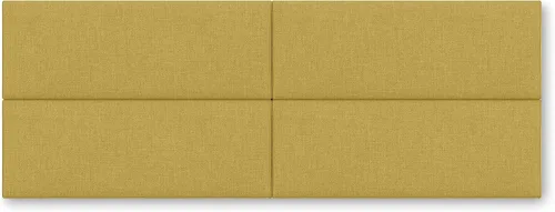 Vista 5 de Jaxx Panelist - Cabecero acolchado moderno, juego de 4 paneles para montar en la pared (cada uno de 11.25 x 30 pulgadas), tamaño Queen