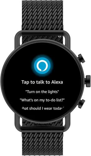 Vista 6 de Skagen Reloj inteligente con pantalla táctil Gen 6 con Alexa integrado, altavoz, frecuencia cardíaca, oxígeno en sangre, GPS, pagos sin contacto