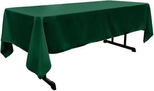 Vista 25 de New Creations Fabric & Foam Inc - Mantel rectangular de popelina de poliéster de 60 pulgadas de ancho por 120 pulgadas de largo. (Avocado)