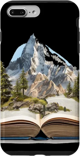 Vista 12 de Funda de lectura para iPhone 12 Pro Max Book Mountain Nature Bookworm Reader Hiker