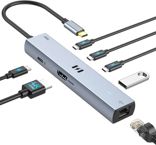 Vista 9 de Selore Hub USB 3.0, Selore Hub USB de 4 puertos Ultra-Slim Data USBA Splitter USBA Expander con 2 ft Compatible con portátil con puerto A