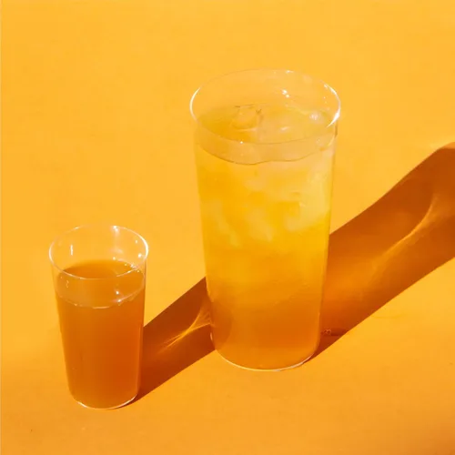 Vista 6 de Pique Cristales de té de jengibre orgánico en ayunas, apoyo digestivo, metabolismo saludable, té verde con cafeína para energía, 28 palitos