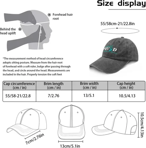 Vista 2 de Hats for Women Baseball Cap Cancer Golf Cap for Women's Vintage Cap Adjustable Ponytail Baseball Hat