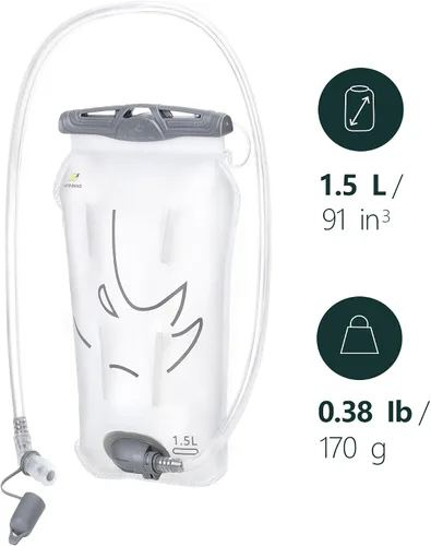 Vista 3 de N NEVO RHINO Bolsa de hidratación 2L-3L, depósito de agua para mochila de senderismo, bolsa de almacenamiento de agua a prueba de fugas, bolsa