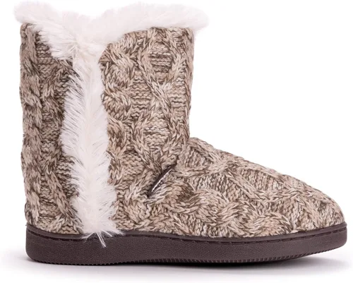 Vista 3 de MUK LUKS Pantuflas Cheyenne para bebé niña