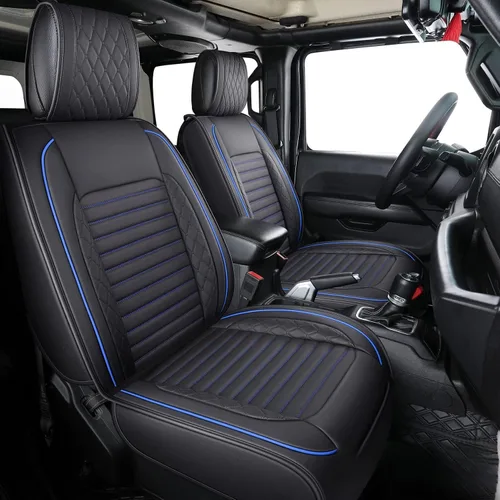 Vista 9 de Aierxuan - Fundas de asiento para Jeep Wrangler 2007 - 2022 de 2/4 puertas, Rubicon Recon 1941 Edition Willys Wheeler Unlimited Moab, cojines 2