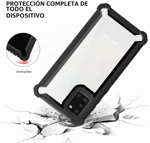 Vista 3 de Asuwish Funda de teléfono para Samsung Galaxy A31, resistente a prueba de golpes, a prueba de caídas, cuerpo completo, resistente, híbrida, móvil