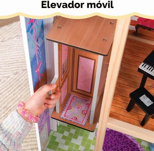 Vista 4 de Mi casa de muñecas con muebles, de KidKraft