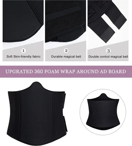 Vista 6 de YERKOAD 360 Lipo Foam Ab Board Post Cirugía Liposucción Tableros de compresión abdominal Envoltura del vientre Recuperación de Lipo