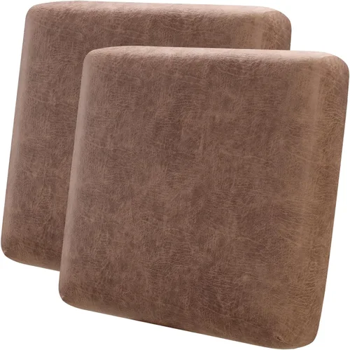 Vista 17 de Fuloon Fundas de Cojines para Sofá, Fundas de Cojines de Asiento Elásticas Estampadas, Fundas Protectoras Lavables para Muebles, para Sillón