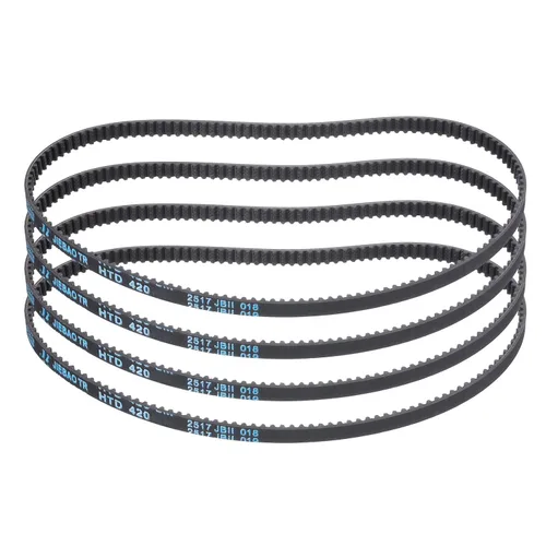 Vista 76 de uxcell 4 piezas HTD-3M Correa de Distribución de Goma 48 Dientes, Longitud de Paso 144mm x Ancho 6mm x Altura 2.4mm, Correa de Polea de Distribución