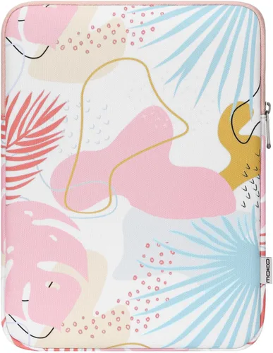 Vista 36 de MoKo 9-11 pulgadas Tablet Sleeve Bag Acolchado Protetivo Estuche de flor (Apricot flower)