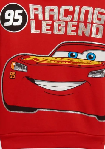Vista 4 de Disney Pixar Cars Lightning McQueen - Conjunto de sudadera con capucha y pantalones de vellón