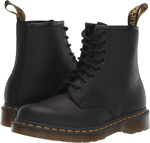 Vista 33 de Dr. Martens, Botas industriales ligeras para mujer Maple Zip con puntera de acero Negro