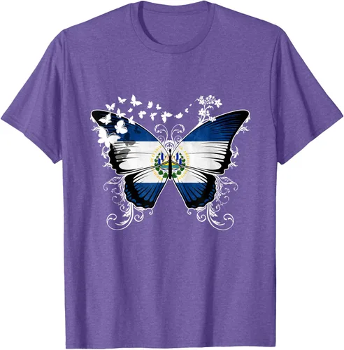 Vista 11 de Camiseta con diseño de bandera de El Salvador