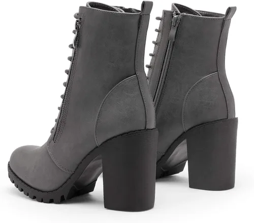 Vista 2 de DREAM PAIRS - Botines de tacón grueso para mujer