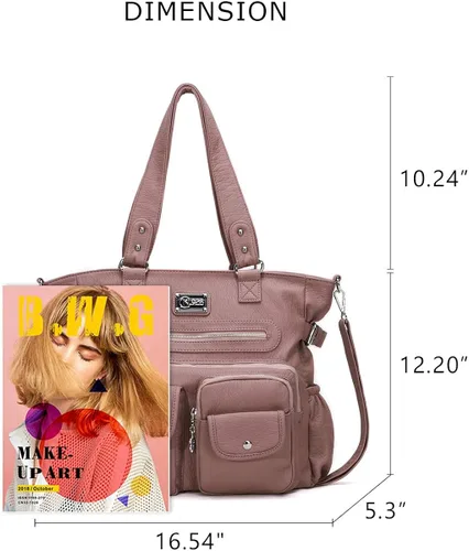 Vista 2 de Monederos grandes para mujer, bolsos de hombro, bolso Hobo para mujer