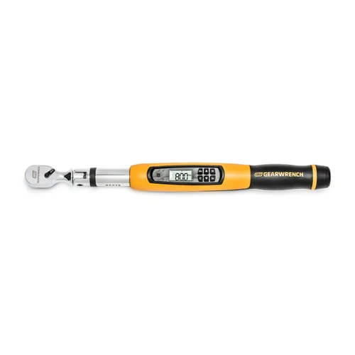 Vista 9 de GEARWRENCH Llave dinamométrica electrónica de cabeza flexible "1/2" con ángulo de 25-250 pies/libras. - 85079