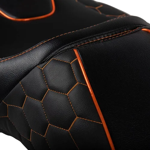 Vista 8 de Advanblack Asiento Cobra Con Costura Personalizada Para 08 Up Harley Touring