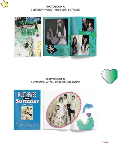 Vista 3 de NewJeans 2nd EP 'Get Up' The POWERPUFF GIRLS X NJ Box Random ver.